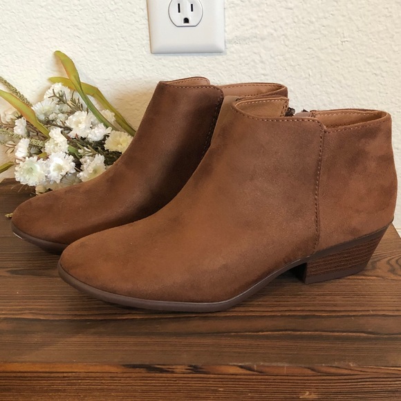 Soda Shoes - Faux suede booties by Soda